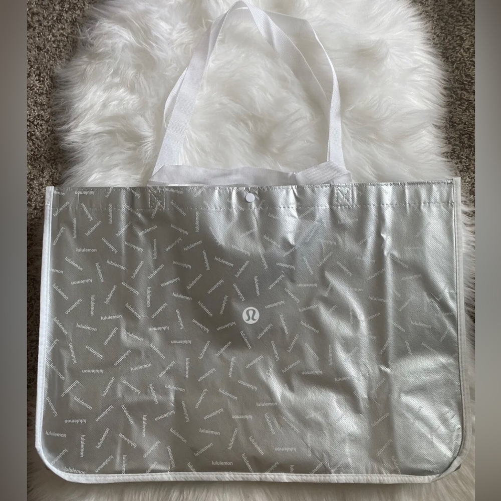 new Lululemon shopping bag reusable tote extra large